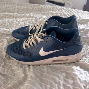 Blue Nike AirMax mens shoes
